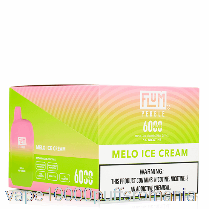Vape Romania [10-pachet] Flum Pebble 6000 De Unica Folosinta